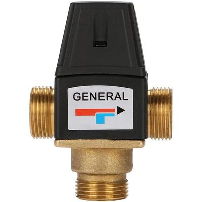 Crediri Thermostatisches Mischventil aus Messing – 3-Wege-Außengewinde DN20 Außengewinde, Image