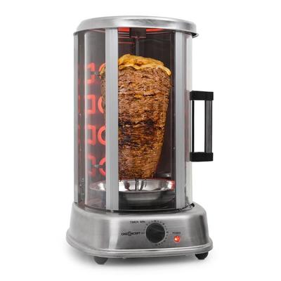 Kebap Master Pro Vertikalgrill 1500W Edelstahl inkl. Spieß Set - Oneconcept Image