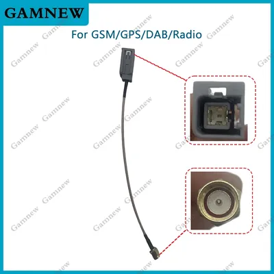 Gamnew Car Auto Aerial Antenna Adapter GT5 (Male) Plug To SMA (Male) Plug Cable For GSM/GPS/DAB/Radio