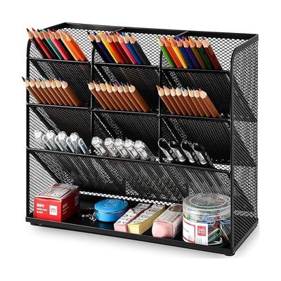 Netz-Schreibtisch-Organizer,Multifunktionaler Stiftehalter,Organizer Schreibtisch,Schreibtisch Image