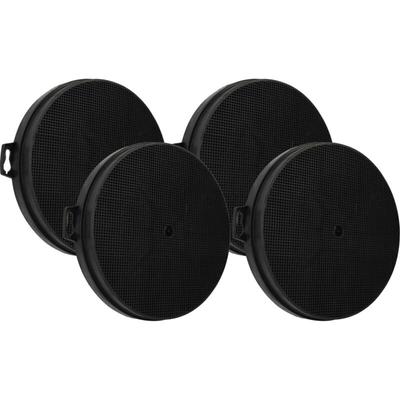 4x Aktivkohlefilter kompatibel mit Airforce WH50-F157, venus, schirokko 881110 F0, schirokko 881100