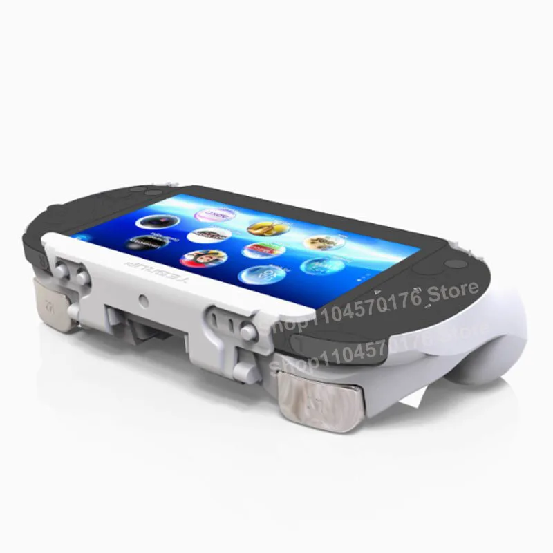 For PSV 2000 PSV2000 PS VITA 2000 Gamepad Hand Grip Handle Joypad Stand Case with L2 R2 Trigger Button
