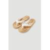 Zehentrenner O'NEILL "DITSY SANDALS", Gr. 41, weiß (snow weiß), Synthetik, sportlich, Schuhe