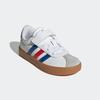 Sneaker ADIDAS SPORTSWEAR "VL COURT 3.0 KIDS", Gr. 32, cloud weiß, royal blau, better scarlet, Synthetik, Leder, sportlich, Schuhe, inspiriert vom Design des adidas samba