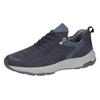Sneaker WALDLÄUFER "H-TOM", Herren, Gr. 12 (47), blau (dunkelblau, jeansblau), Nubukleder, sportlich, Schuhe, Komfortschuh, Halbschuh, Schnürschuh in Bequemweite H (= sehr weit)