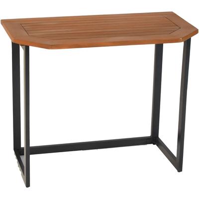 Gartentisch MERXX "Klappentisch", beige (natur, graphit, natur), B:50cm H:74cm T:90cm, Aluminium, Holz, Tische, Tischplatte abklappbar Image