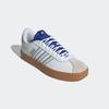 Sneaker ADIDAS SPORTSWEAR "VL COURT 3.0", Gr. 41, cloud weiß, crystal weiß, semi lucid blau, Leder, Synthetik, sportlich, Schuhe, inspiriert vom Design des adidas samba
