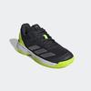 Tennisschuh ADIDAS PERFORMANCE, Gr. 38, carbon, iron metallic, lucid lemon, Textil, Synthetik, sportlich, Schuhe