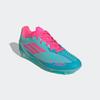 Fußballschuh ADIDAS PERFORMANCE "F50 LEAGUE MESSI FG/MG", Gr. 44, flash aqua, lucid pink, lucid cyan, Synthetik, Textil, sportlich, Schuhe