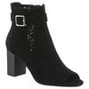 Stiefelette ANISTON SHOES, Damen, Gr. 37, schwarz, Velourslederimitat, elegant, Schuhe, Abendstiefelette, Frühlingsschuh - NEUE KOLLEKTION