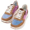 Keilsneaker ARA "SAPPORO", Damen, Gr. 4,5 (37,5), bunt (multi), Veloursleder, Glattleder, sportlich, Schuhe, Keilsneaker, Schnüschuh in Komfortweite H (= sehr weit)
