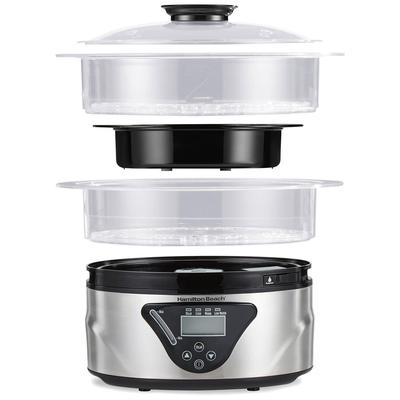 Hamilton Beach 2-Tier 5.5Qt Digital Food Steamer