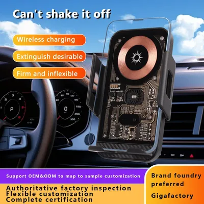 Auto Air Outlet Telefon Halter Drahtlose Ladegerät Halterung Schnelle Lade Adapter Sensor Kompatible Image
