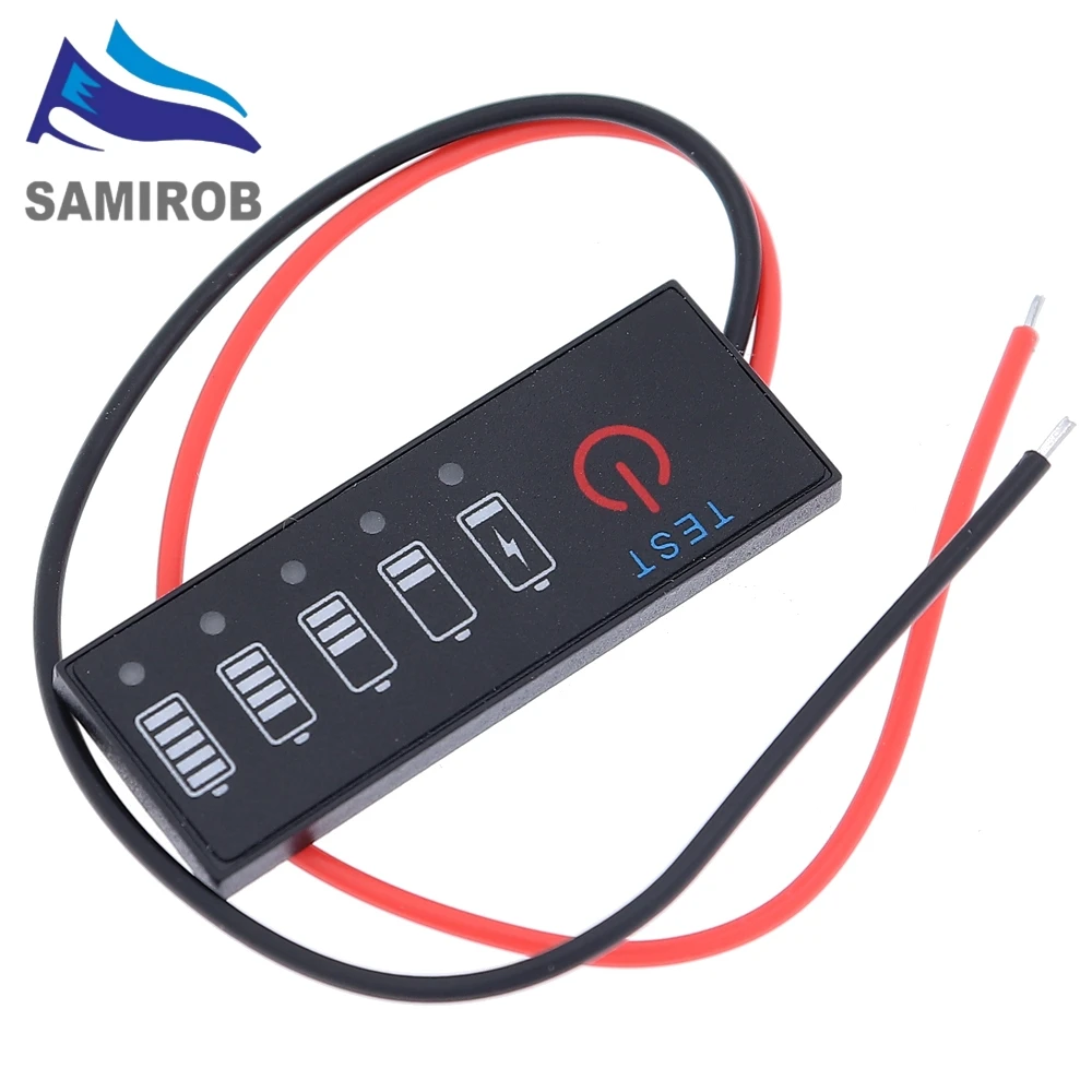 1S 2S 3S 4S Batteriestandsanzeige Eisen Ternäre Blei-Säure-Kapazitätsanzeige Lithium 3,7 V 7,4 V 11,1 V 14,8 V Phosphat-Tester-Messgerät Image