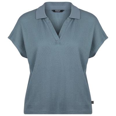Stoic - Women's WoolHemp VarbergSt. Pique Polo - Polo-Shirt Gr 3XL grau Image