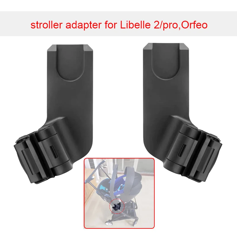 Kinderwagen-Adapter für Cybex Libelle 2/Pro Orfeo Buggy Autositz-Konverter mit Aton Cloud Q/Z/T Babykorb, Zubehör ersetzen Image