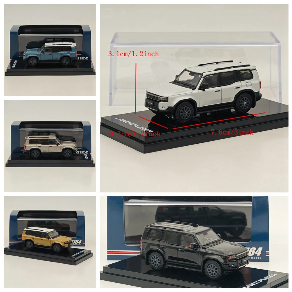 Hobby Japan 1/64 Land Cruiser 250 (LHD) HJ 644081 Serie Diecast Model Car Miniature Limited Collection Spielzeugfahrzeugmodelle