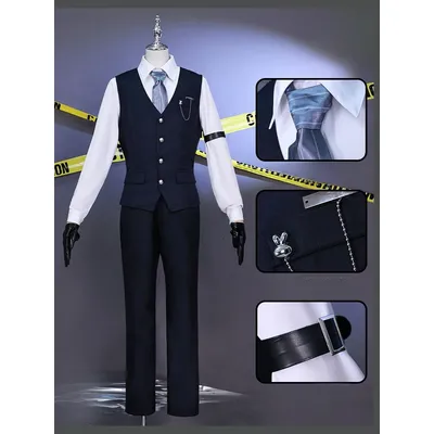 Spiel Love And Deepspace Xavier Cosplay Kostüm Erwachsene Unisex Bunny Butler Plüschfalle Image