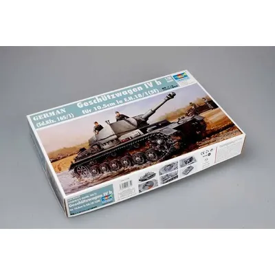 Trumpeter 00374 1/35 Geschützwagen IV b 10,5 cm Selbstfahrender Howitze-Panzer-Bausatz TH06759-SMT6 Image