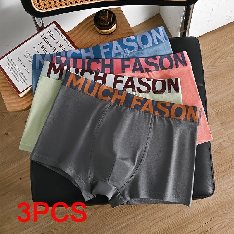 Sexy Männer Unterwäsche Baumwolle Mann Boxer männer Quadratische Höschen Mann Unterwäsche Heiße Boxer und Unterhosen Herren Shorts Geschenke Slip set Image
