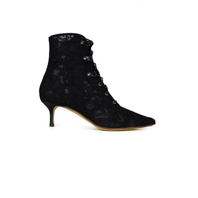 Francesco Russo Spitzenstiefel Schwarz Image