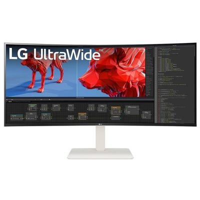 LG Curved Monitor »UltraWide 38BR85QC-W« 95,0 cm / 37,4 '' weiß