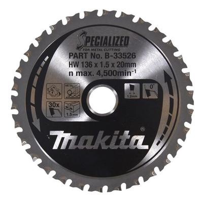makita Kreissägeblatt »B-33526 SPECIALIZED« 136,0 mm 30 Zähne Image