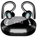 Cuffie True Wireless 635 TWS Auricolari Bluetooth 5.3 con Gancio per Orecchio Design Ergonomico Scatola di Ricarica Lunga Durata della Batteria per Usabilità Quotidiana Viaggi Ciclismo Regali per la