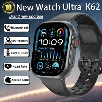 New Smartwatch 1000mAh Long Battery Life For Men Women Fitness Sports Bluetooth Call Waterproof 1.85