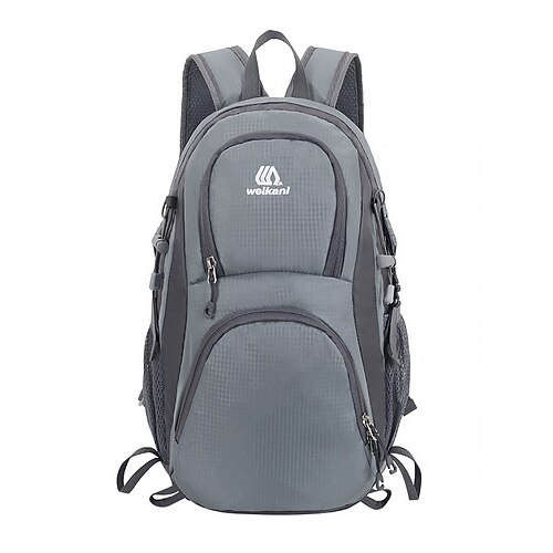 Per uomo Per donna Zaino Zaino scolastico Zaino da viaggio Scuola All'aperto Quotidiano Tinta unica Tessuto Oxford Nylon Grande Capacità Impermeabile Leggero Cerniera azzurro cielo Nero Azzurro cielo