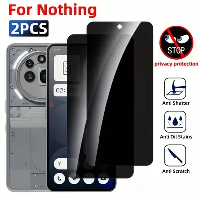 2Pcs Anti-Spy Tempered Glass Film for Nothing Phone 3a Pro 2a 3a 5G 2a Plus CMF Phone 1 Privacy