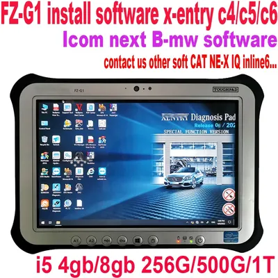 2023.09 car software pre-install i5 4g laptop fz-g1 tablet for OBD2 scanner MB star C4/C5/C6