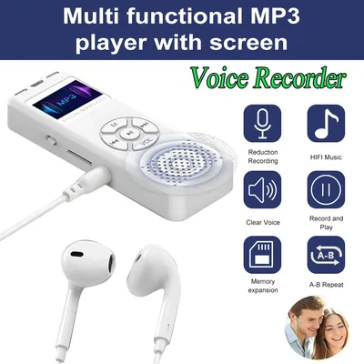 2025 New Mini Portable MP3 Player HiFi Music Player Built-in Speaker For Walkmen with E-Books