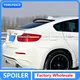 Per BMW X6 E71 Spoiler sul tetto 2008 2009 2010 2011 2012 2013 2014 Plastica ABS di alta qualità Primer Colore Baule posteriore Lip Spoiler Ala