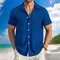 Camicia a maniche corte a maniche corte Camicie da uomo Camicie semplici da uomo Camicia a maniche