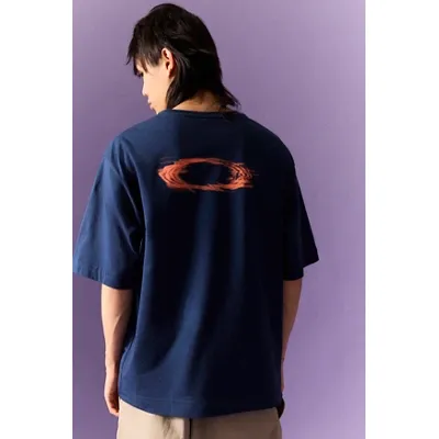 Oakley UO Exclusive Navy Surf Ellipse T-Shirt - Navy XL at Urban Outfitters