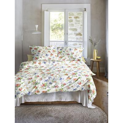 Bettwäsche IRISETTE "Wave 8591", weiß, B/L: 155cm x 200cm, , Mako-Satin, B/L: 80cm x 80cm, Mako-Satin, Obermaterial: 100% Baumwolle, Bettwäsche, anschmiegsam und atmungsaktiv, Ganzjahresqualität Image