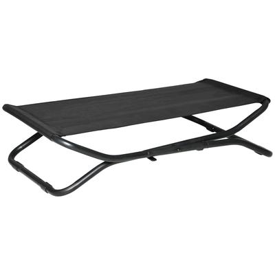 TEMU Pawhut Foldable Raised Bed For Small And Medium Pets, Breathable Mesh Steel 92x56, 5x19, 5 Image