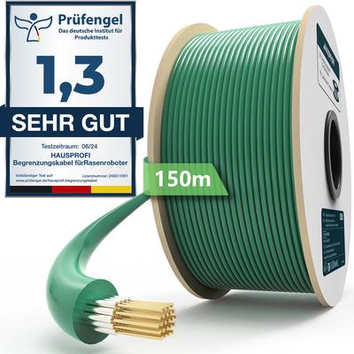 TEMU Universal Cable For Robot Lawn Mowers, Tin Plated Copper Cable Hausprofi Line For All Robot Lawn Mowers, Diameter 2.7 Millimeters (250 Meters), Metal Image