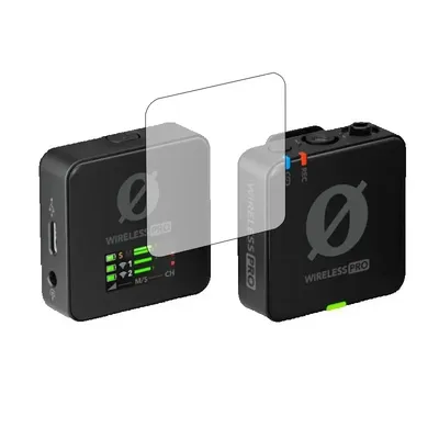 TPU Soft Film Cover For Rode Wireless Pro/Go III Gen 3/GO II 2 Transmitter Receiver TX RX Microphone Display Screen Protector