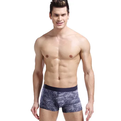 Aoyuansu Herren-Boxershorts aus Baumwolle – atmungsaktives Sommer-Unterwäsche-Set (4er-Pack) Image