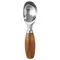 Edelstahl Holz Griff Scoop Eis Scoops Obst Löffel Wassermelone Scoopers Melone Ball Maker Küche Gadgets Eis Werkzeuge
