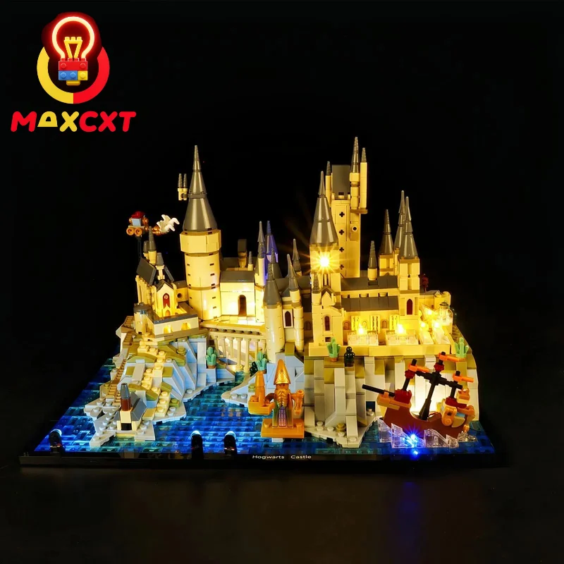 MAXCXT LED-Licht für LEGO 76419 Harry Potter Hogwarts Mikroschupenschloss DIY dekorative Lampe ohne Lego-Bausteine Image
