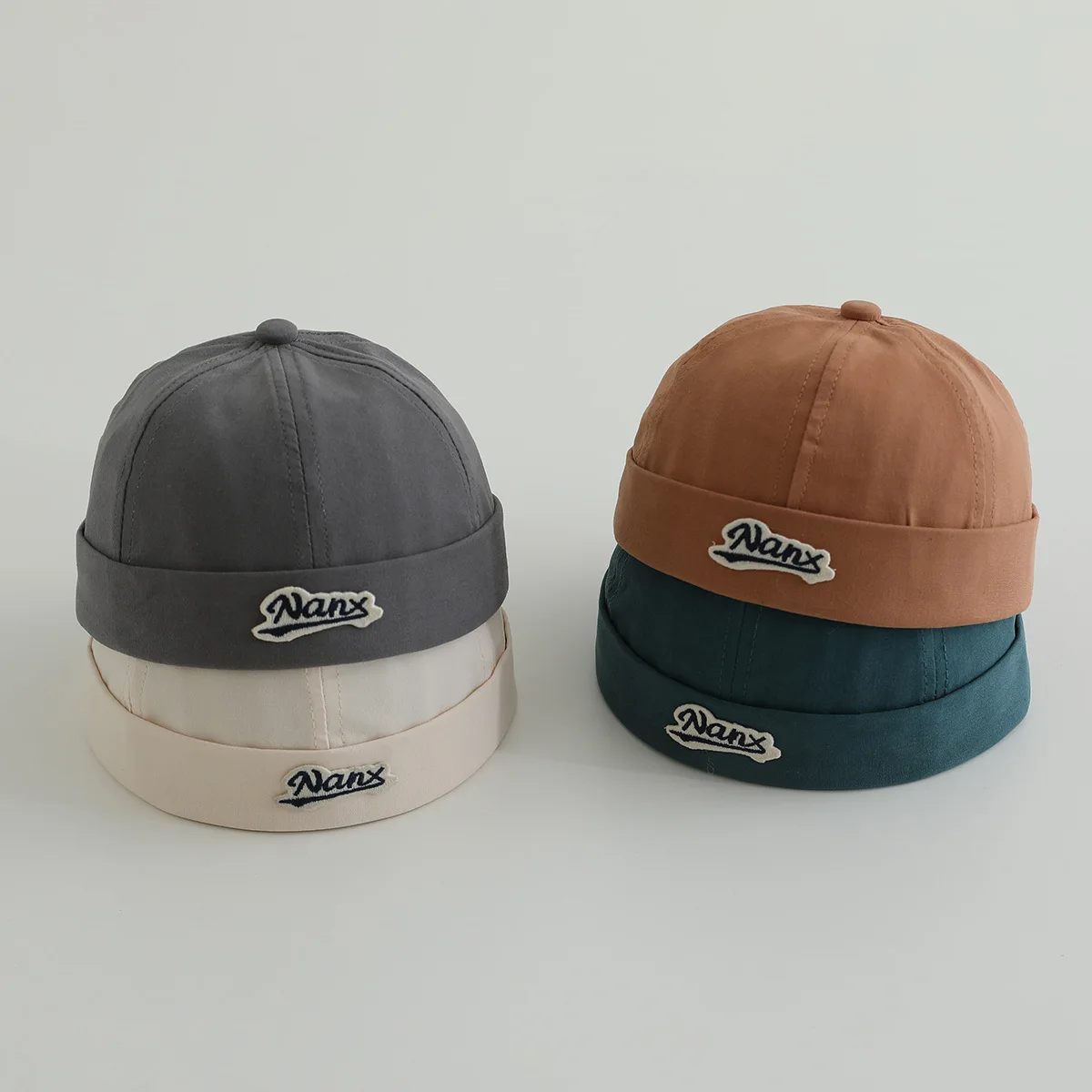 2025 neue Frühling Sommer Docker Cap Baby Jungen Mädchen Krempe Hut Brief Stickerei Nette Kappen Image