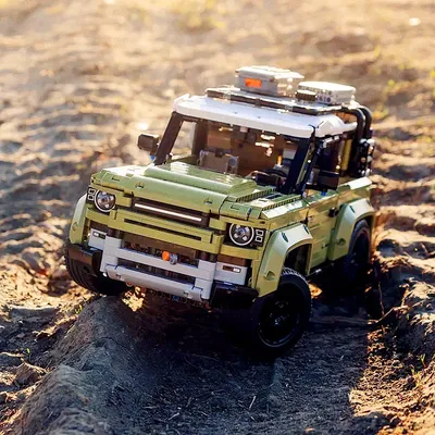 Off-Road Defenders Technische Block SUV Land Geschwindigkeit AUTO Fahrzeug Modell Bausteine Ziegel Image