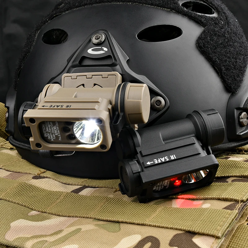 WADSN Compact II tragbare Rettungsleuchte mit Kopfband, multifunktionale IR-Funktionsbeleuchtung, Blitzsignalleuchte, Helm-Taschenlampe Image