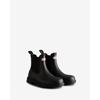 Gummistiefel HUNTER "CHELSEA COMMANDO BOOT", Gr. 38, schwarz, Synthetik, sportlich, Schuhe, wasserdicht