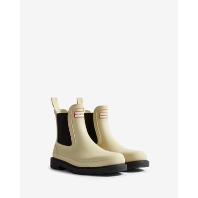 Gummistiefel HUNTER "CHELSEA COMMANDO BOOT", Gr. 37, gravel, schwarz, Synthetik, sportlich, Schuhe Image