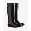 Gummistiefel HUNTER "ORIGINAL TALL GLOSS BOOT", Gr. 38, schwarz, Synthetik, sportlich, Schuhe, wasserdicht