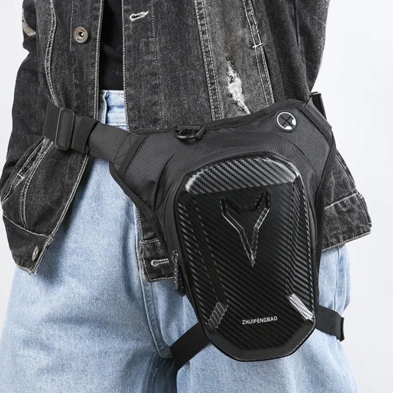 Sac de jambe de taille étanche pour moto, coque rigide EVA, sac à main pour téléphone portable/mobile, équipement de moto